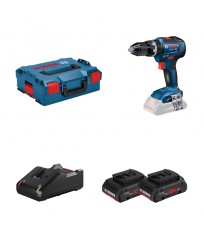 Perceuse-visseuse GSB 18V-55 + 2 batteries Procore 18V 4 Ah + 1 chargeur GAL 18V-40 BOSCH