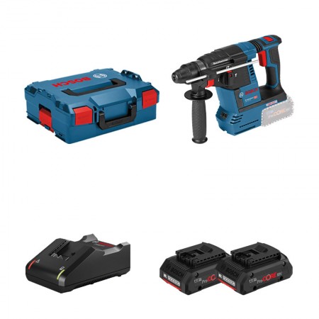 Perforateur GBH 18V-26 + 2 batteries Procore 18V 4 Ah + 1 chargeur GAL 18V-40 BOSCH