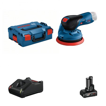 Ponceuse excentrique Ø125 mm GEX 12V-125 + 1 batterie 12V 6 Ah + chargeur GAL 12V-20 BOSCH