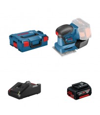 Ponceuse vibrante GSS 18 V-10 + 1 batterie GBA 18V 4 Ah + 1 chargeur GAL 18V-40 BOSCH