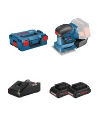 Ponceuse vibrante GSS 18 V-10 + 2 batteries Procore 18V 4 Ah + 1 chargeur GAL 18V-40 BOSCH