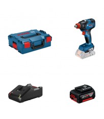 Visseuse à chocs / Boulonneuse GDX 18V-200 + 1 batterie GBA 18V 4 Ah + 1 chargeur GAL 18V-40 BOSCH