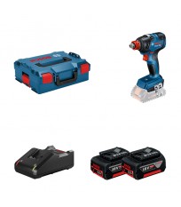 Visseuse à chocs / Boulonneuse GDX 18V-200 + 2 batteries GBA 18V 4 Ah + 1 chargeur GAL 18V-40 BOSCH