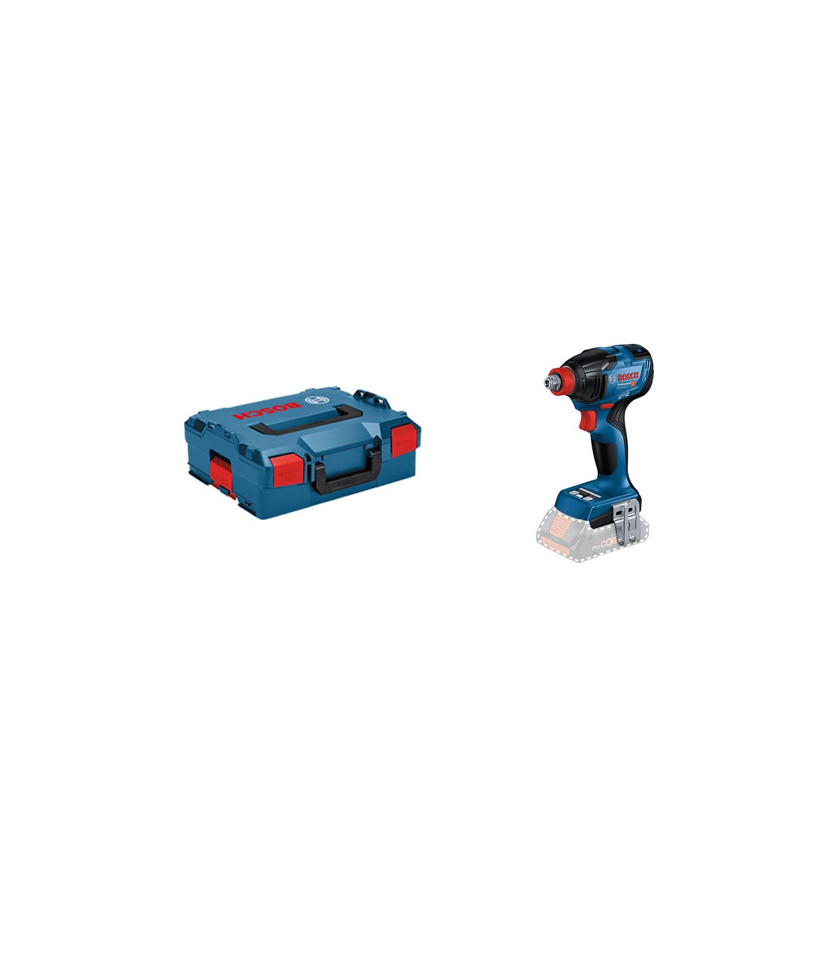 Visseuse Bosch avec 2 batteries - Kit complet avec embouts vissage