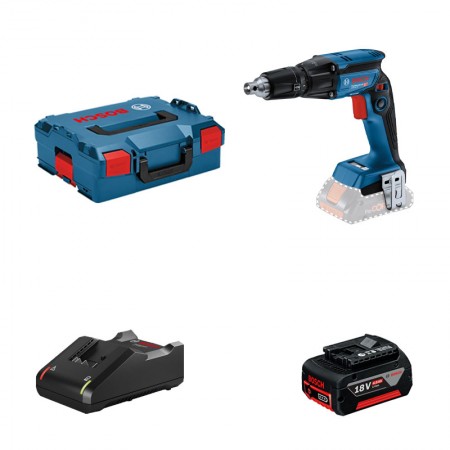 Visseuse placo GTB 18V-45 + 1 batterie GBA 18V 4 Ah + 1 chargeur GAL 18V-40 BOSCH