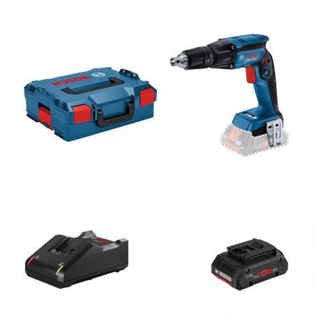 Visseuse placo GTB 18V-45 + 1 batterie Procore 18V 4 Ah + 1 chargeur GAL 18V-40 BOSCH