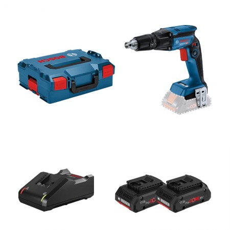Visseuse placo GTB 18V-45 + 2 batteries Procore 18V 4 Ah + 1 chargeur GAL 18V-40 BOSCH