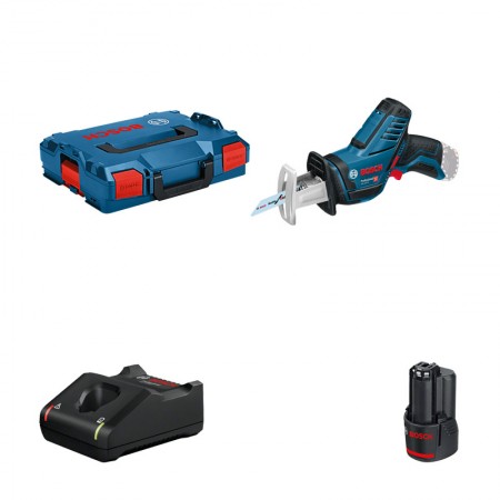 Scie sabre GSA 12V-14 + 1 batterie 12V 3 Ah + 1 chargeur GAL 12V-40 BOSCH