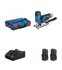 Scie sauteuse GST 12V-70 + 2 batteries 12V 3 Ah + 1 chargeur GAL 12V-40 BOSCH