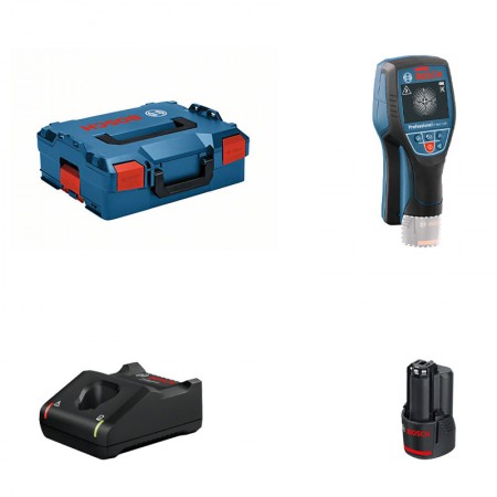 Détecteur mural D-tect 120 + 1 batterie 12V 3 Ah + 1 chargeur GAL 12V-40 BOSCH