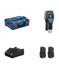 Détecteur mural D-tect 120 + 2 batteries 12V 3 Ah + 1 chargeur GAL 12V-40 BOSCH