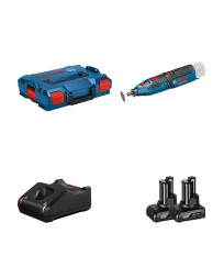 Outil rotatif GRO 12 V-35 + 2 batteries 12V 6 Ah + chargeur GAL 12V-40 BOSCH