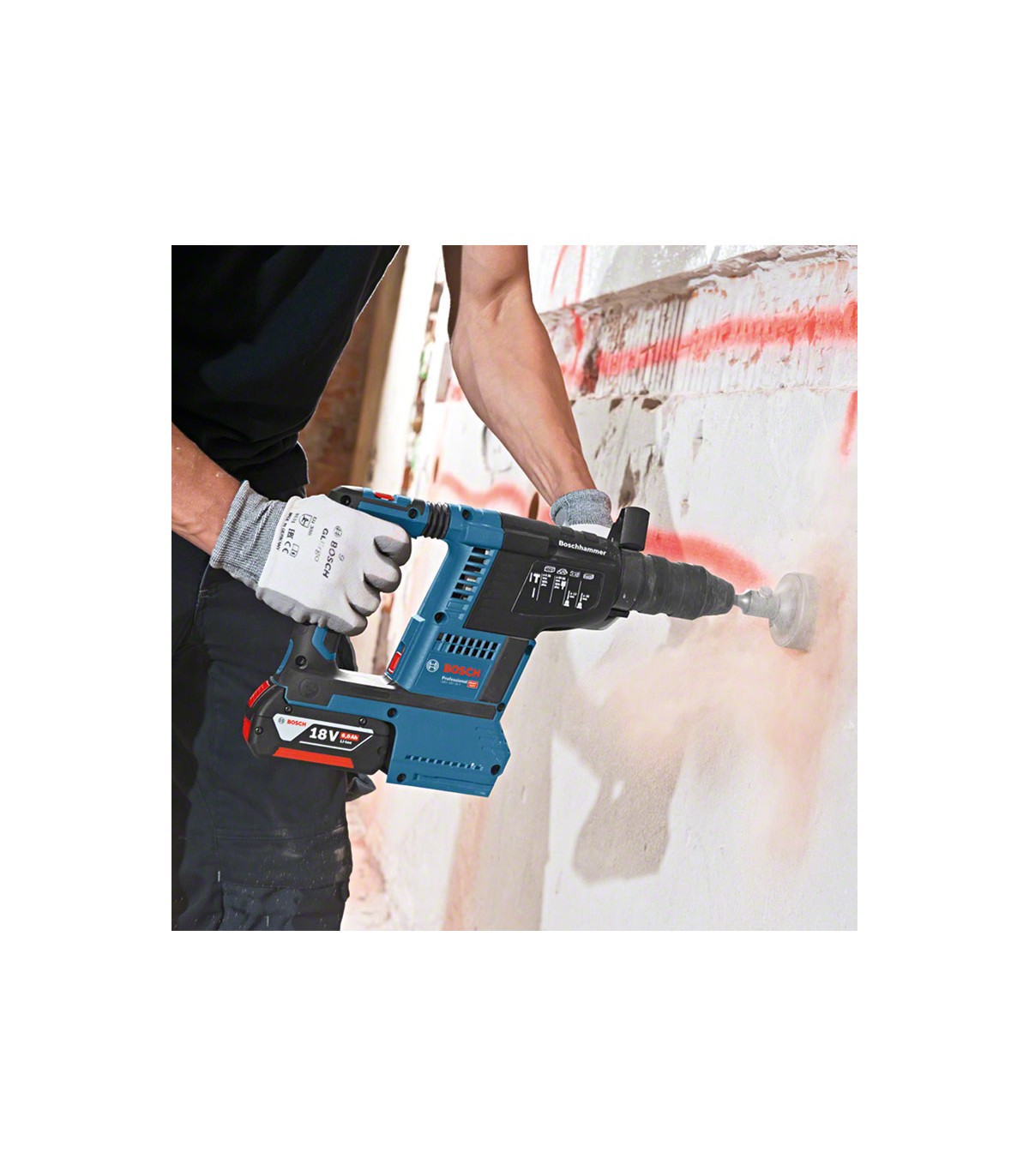 Perforateur GBH 18V-26 F + 1 batterie Procore 18V 4 Ah + 1 chargeur GAL 1880 CV BOSCH