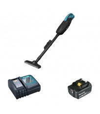 Aspirateur 18V DCL182ZB + 1 batterie BL1850B 18V 5 Ah + 1 chargeur rapide DC18RC MAKITA