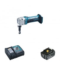 Grignoteuse 18V DJN161Z + 1 batterie BL1850B 18V 5 Ah + 1 chargeur rapide DC18RC MAKITA