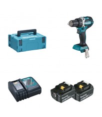 Perceuse-visseuse 18V DDF484ZJ + 2 batteries BL1850B 18V 5 Ah + 1 chargeur rapide DC18RC MAKITA