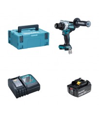 Perceuse-visseuse DDF486ZJ + 1 batterie BL1860B 18V 6 Ah + 1 chargeur rapide DC18RC MAKITA