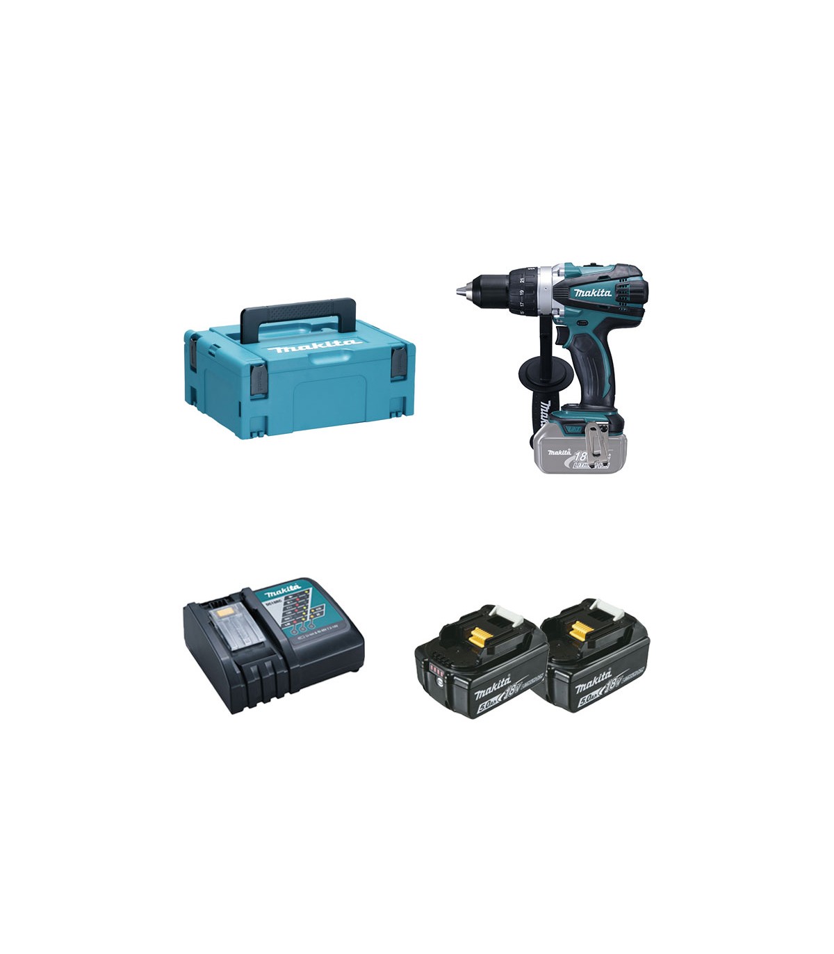 Perceuse visseuse 18 V Li-Ion Ø 13 mm (Machine seule) MAKITA 