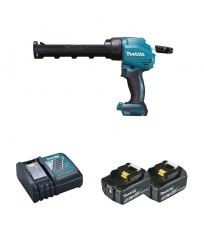 Pistolet à mastic 18V DCG180Z + 2 batteries BL1850B 18V 5 Ah + 1 chargeur rapide DC18RC MAKITA