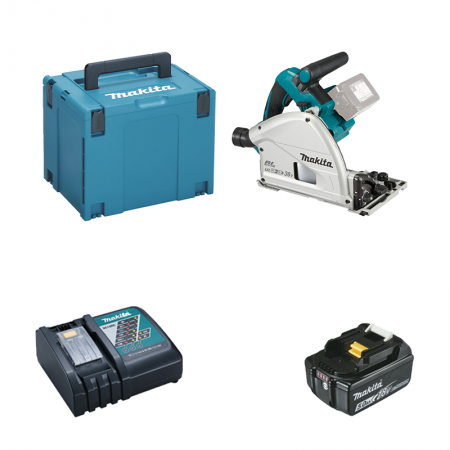 Scie circulaire plongeante Ø165 mm 2 x 18V DSP600ZJ MAKITA