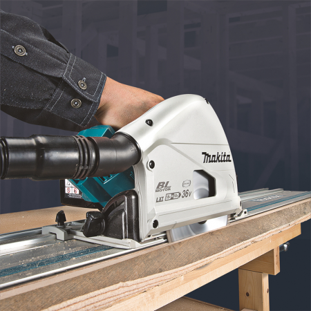 Scie circulaire plongeante Ø165 mm 2 x 18V DSP600ZJ MAKITA