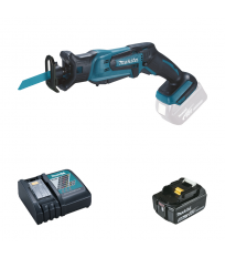 Scie Sabre 18V DJR183Z + 1 batterie BL1850B 18V 5 Ah + 1 chargeur rapide DC18RC MAKITA