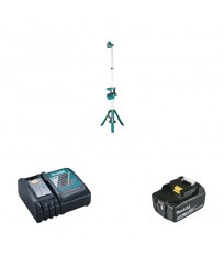 Projecteur de chantier LED DEADML814 + 1 batterie BL1850B 18V 5 Ah + 1 chargeur rapide DC18RC MAKITA