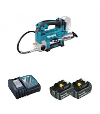Pompe à graisse DGP180Z + 2 batteries BL1850B 18V 5 Ah + 1 chargeur rapide DC18RC MAKITA