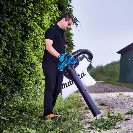 Aspirateur-Broyeur Souffleur 2x18V DUB363ZV + 4 batteries BL1850B 18V 5 Ah + 1 chargeur rapide double DC18RC MAKITA
