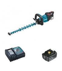 Taille-haie 18V 60cm DUH602Z + 1 batterie BL1850B 18V 5 Ah + 1 chargeur rapide DC18RC MAKITA