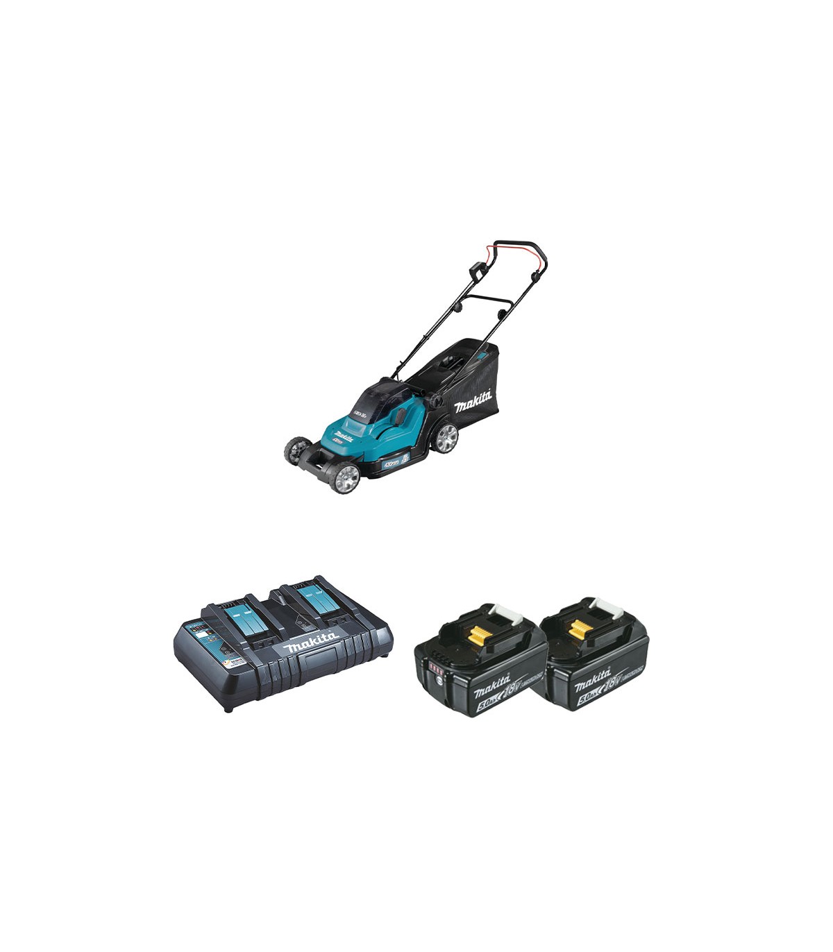 Tondeuse 36V (2 x 18V) 43cm DLM432PT2 - MAKITA