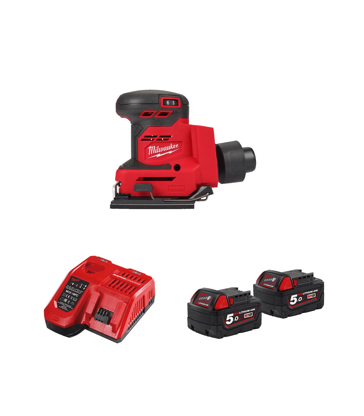 Ponceuse vibrante 18V M18 BQSS MILWAUKEE