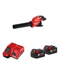 Souffleur 36V M18 F2BL + 2 batteries 18V 5 Ah + 1 chargeur M12-18FC MILWAUKEE