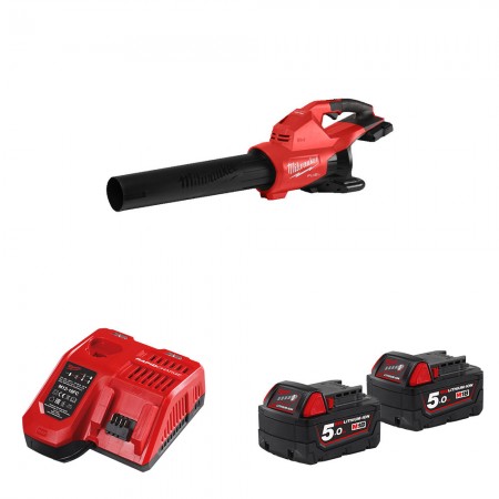 Souffleur 36V M18 F2BL + 2 batteries 18V 5 Ah + 1 chargeur M12-18FC MILWAUKEE