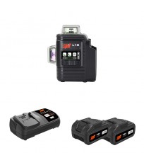 Laser vert  L18 18V + 2 batteries 18V 5 Ah + chargeur rapide SPIT