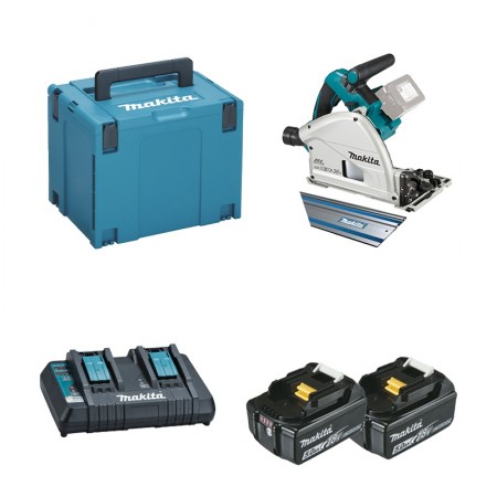 Scie circulaire Ø165 mm 18V DSP600ZJ + rail 1400 mm MAKITA
