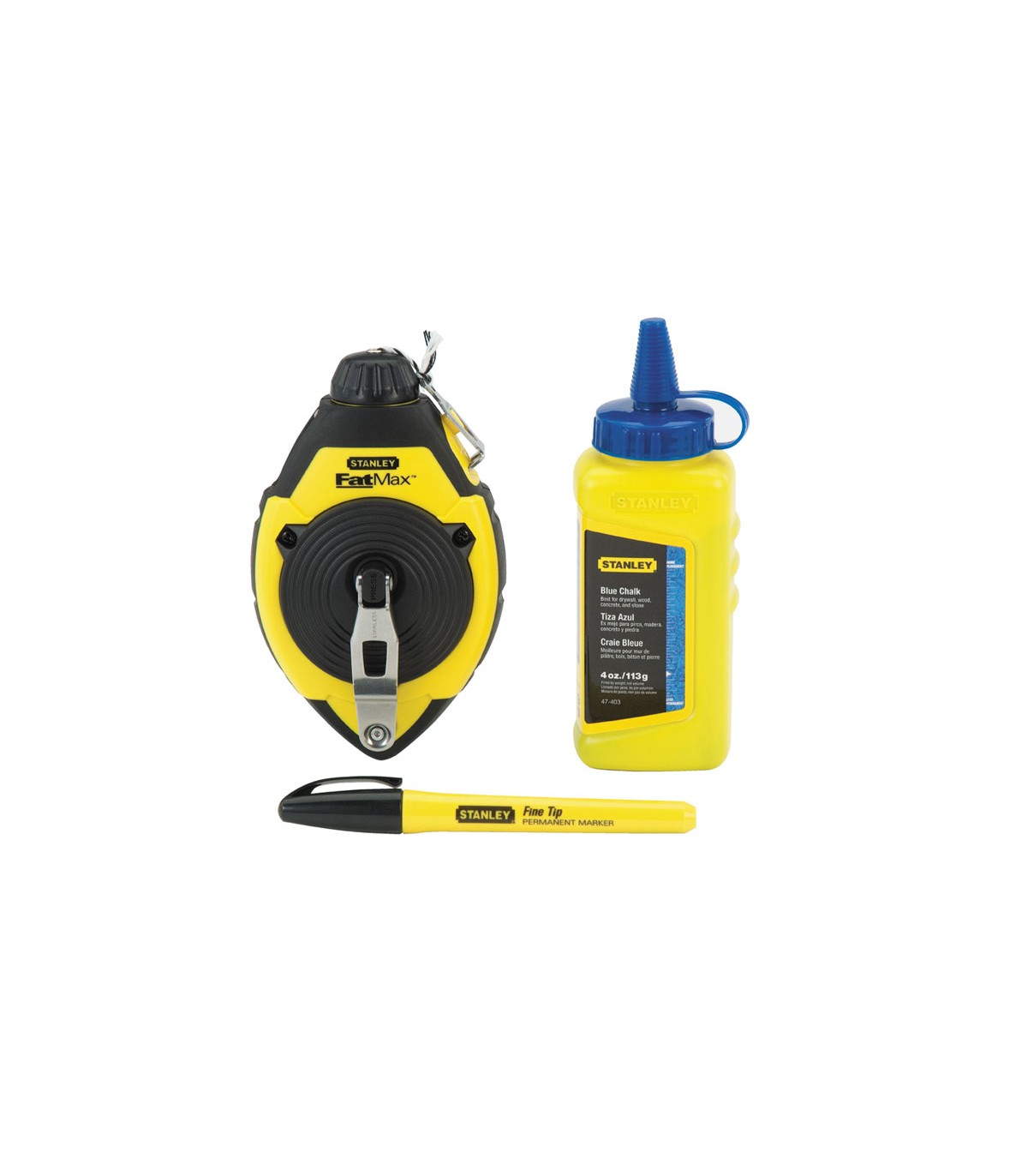 Stanley FATMAX 0-47-681 kit cordeau traceur 30 m - Clickoutil