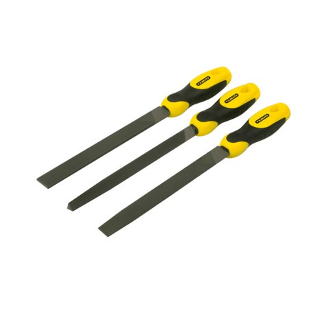 Lot de 3 limes Mi-douces STANLEY
