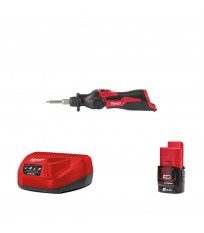 Fer à souder M12 SI-0 + 1 Batterie 12V 2 Ah + 1 Chargeur C12C MILWAUKEE