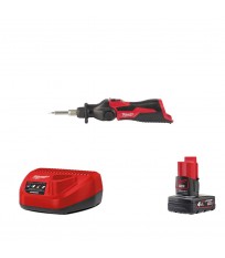 Fer à souder M12 SI-0 + 1 Batterie 12V 4 Ah + 1 Chargeur C12C MILWAUKEE