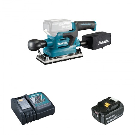 Ponceuse vibrante 18V DBO380 1 Bat 5 Ah MAKITA 