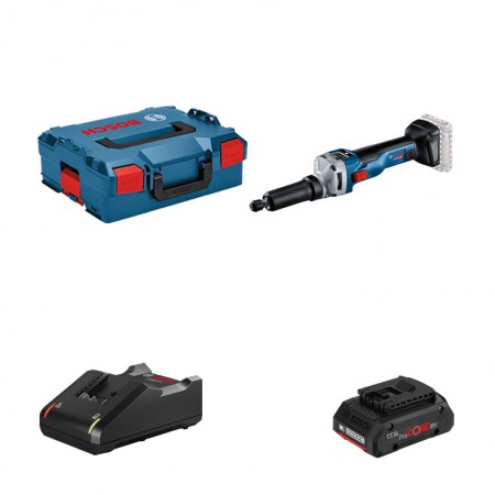 Meuleuse GGS 18V-10 SLC + 1 batterie Procore 18V 4 Ah + 1 chargeur GAL 18V-40 BOSCH