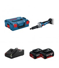 Meuleuse GGS 18V-10 SLC + 2 batteries GBA 18V 4 Ah + 1 chargeur GAL 18V-40 BOSCH