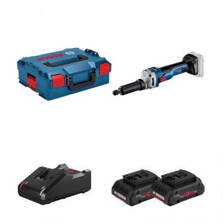 Meuleuse GGS 18V-10 SLC + 2 batteries Procore 18V 4 Ah + 1 chargeur GAL 18V-40 BOSCH