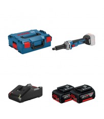 Meuleuse GGS 18V-23 LC + 2 batteries GBA 18V 4 Ah + 1 chargeur GAL 18V-40 BOSCH