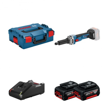 Meuleuse GGS 18V-23 LC + 2 batteries GBA 18V 4 Ah + 1 chargeur GAL 18V-40 BOSCH