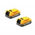 Pack 2 batteries 18V 1.7 AH Powerpack DEWALT