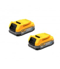 Pack 2 batteries 18V 1.7 AH Powerpack DEWALT