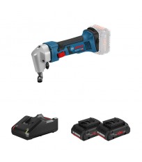 Grignoteuse sans fil GNA 18V-16 E + 2 batteries Procore 18V 4 Ah + 1 chargeur GAL 18V-40 BOSCH