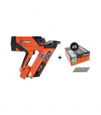 Cloueur à gaz Paslode IM90Xi Lithium + 5 packs 2500 2,8x70 CRT SPIT
